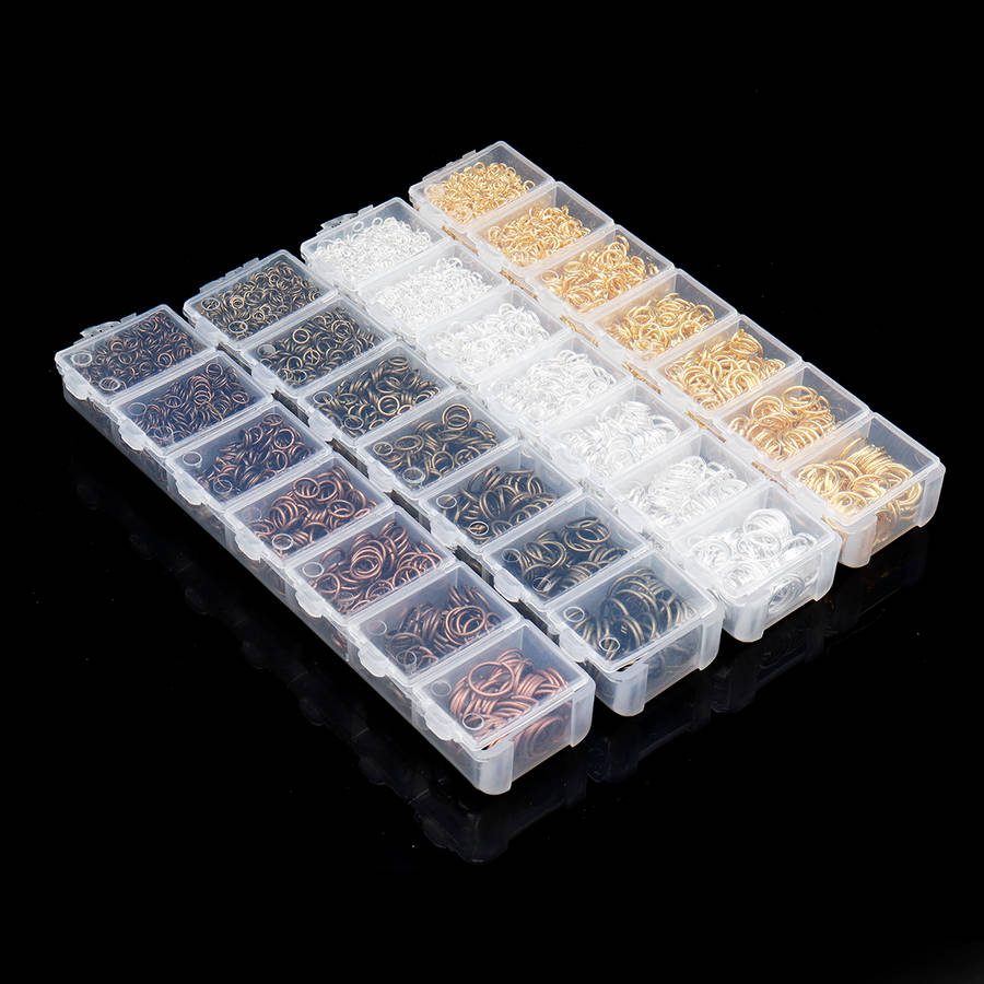 Jewelry Findings Making Starter Kit Beading Repair Tools Kit Pliers Silver Beads Wire