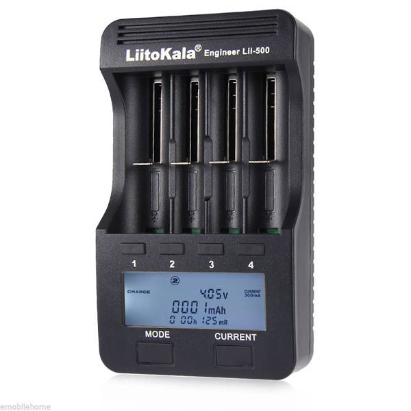 New LiitoKala Lii-500 LCD Screen Display Smartest  Lithium And NiMH Battery Char