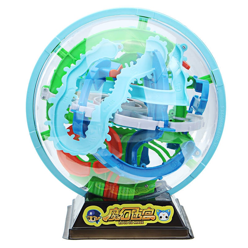 3D Magic 138 Levels Maze Rolling Ball Puzzle Game Brain Teaser Children Learning Educational Toys