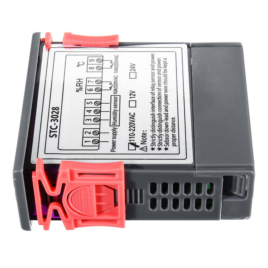 110-220V STC-3018 Digital Temperature Thermostat Controller With Setting Function Value Display C/F