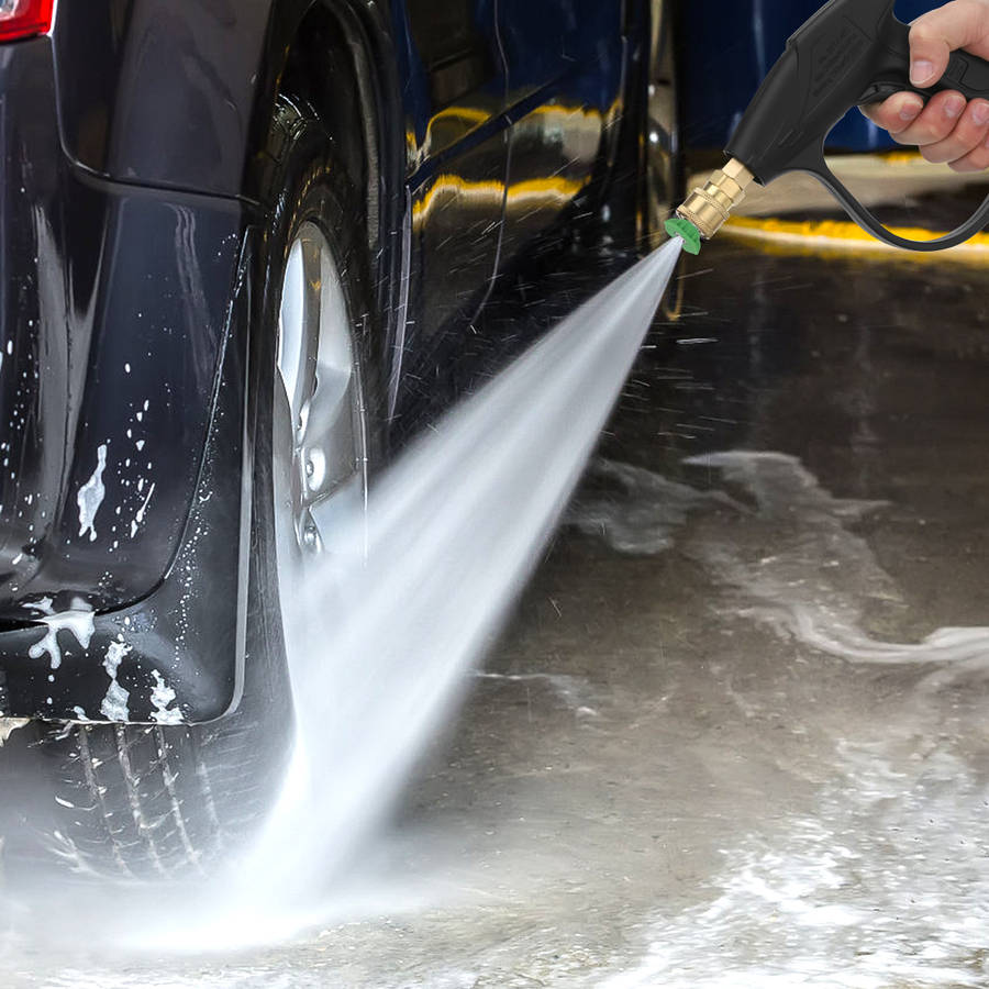 MATCC 1L Bottle Snow Foam Lance Car Washer Tool with 5PCS Pressure Washer Spray Nozzles