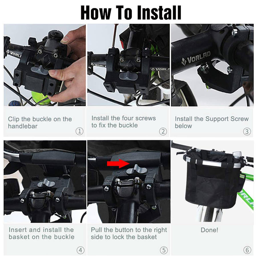 33x28x25CM Foldable Bicycle Front Basket Bike Handlebar Basket Pet Dog Carrier MTB Road Bike Frame Bag