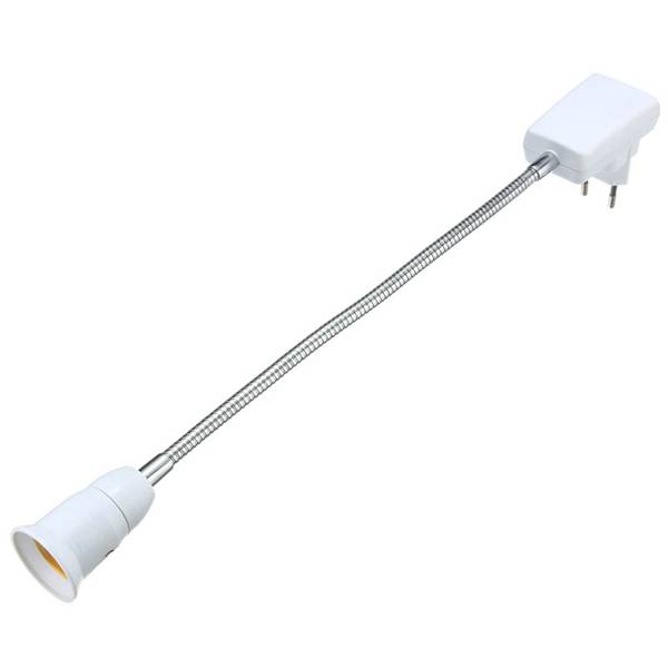 New E27 Light Lamp Bulb Holder Flexible Extension Converter Switch Adapter Socke