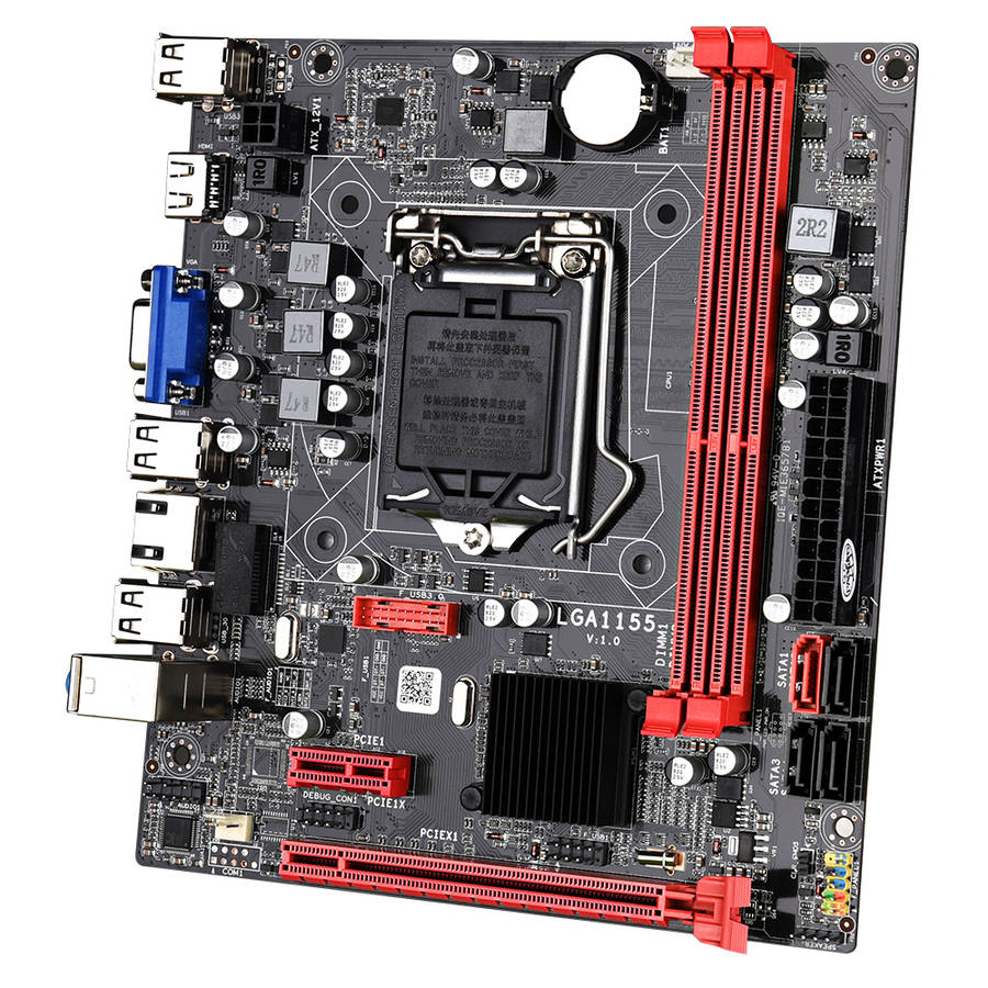 szmz b75m m-atx gaming motherboard ddr3 support intel core i3 i5 i7 celeron pentium lga 1155 processor