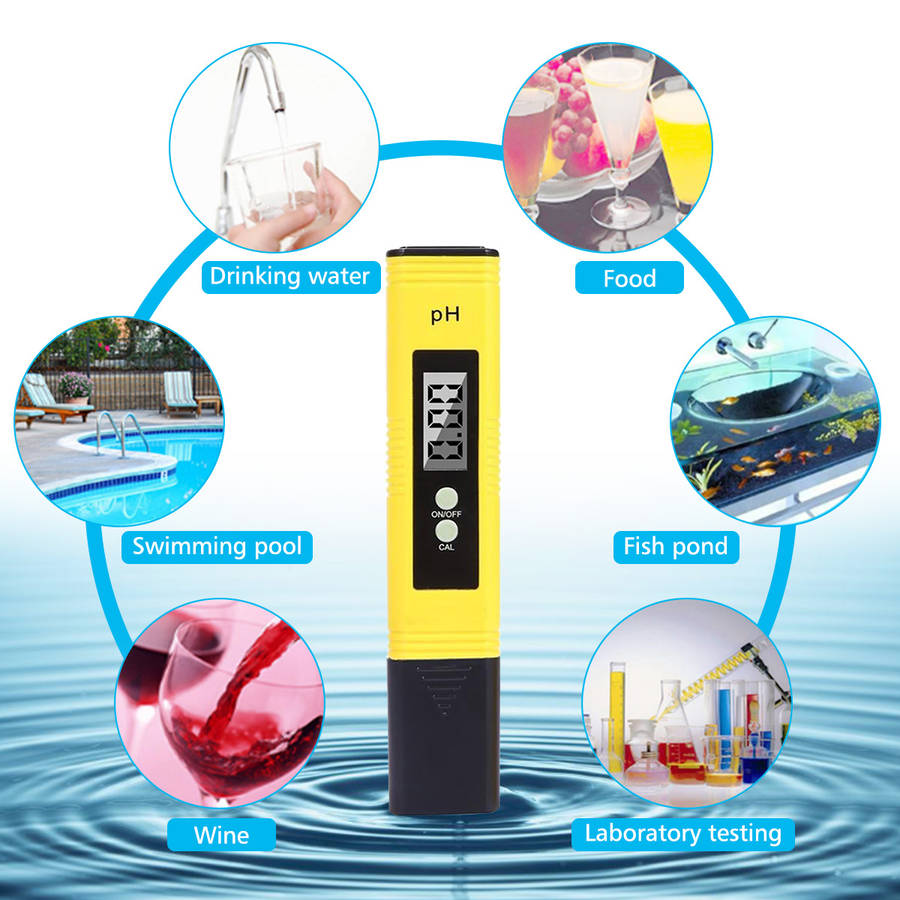 LIUMY Digital PH Meter 0.01 pH Water Quality Test for Household Drinking Water Pool Hydroponics