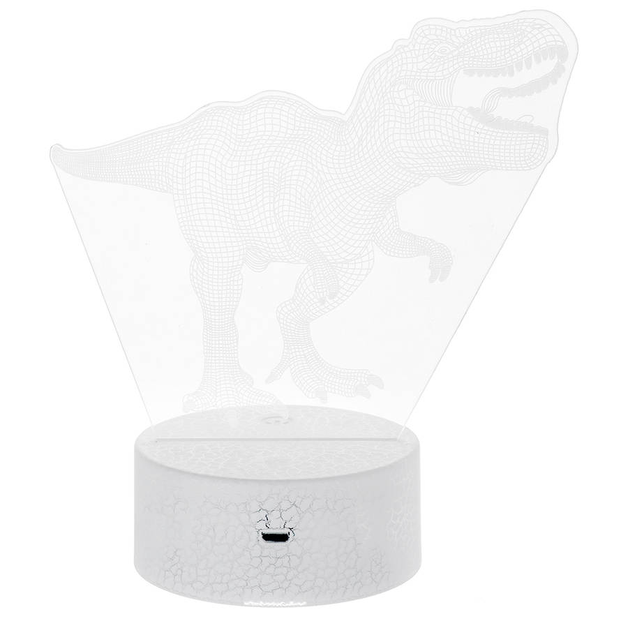 3D Dinosaur Night Light 16 Million Light Colors Toys Remote Control+Smart Touch Dimmable Christmas Toys