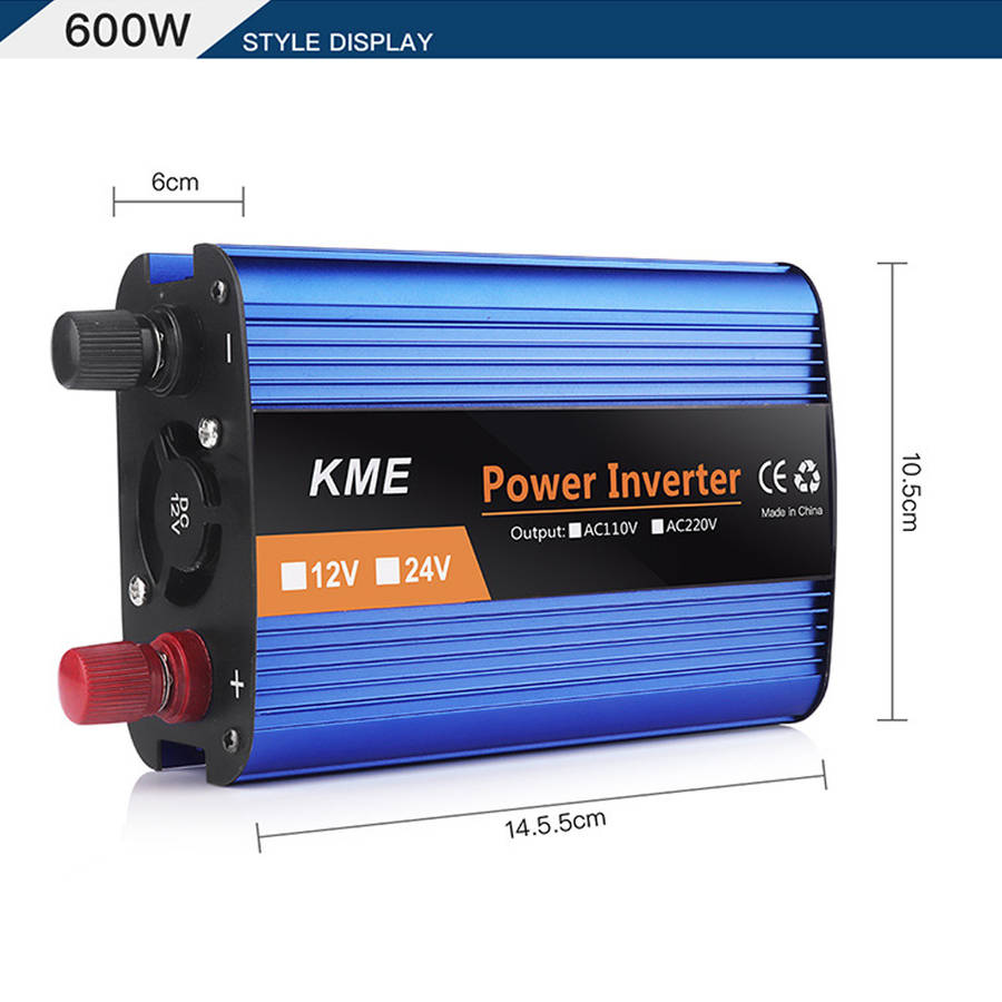 3000W LCD Power Inverter 12/24/48/60V to AC 220V Modified Sine Wave Converter