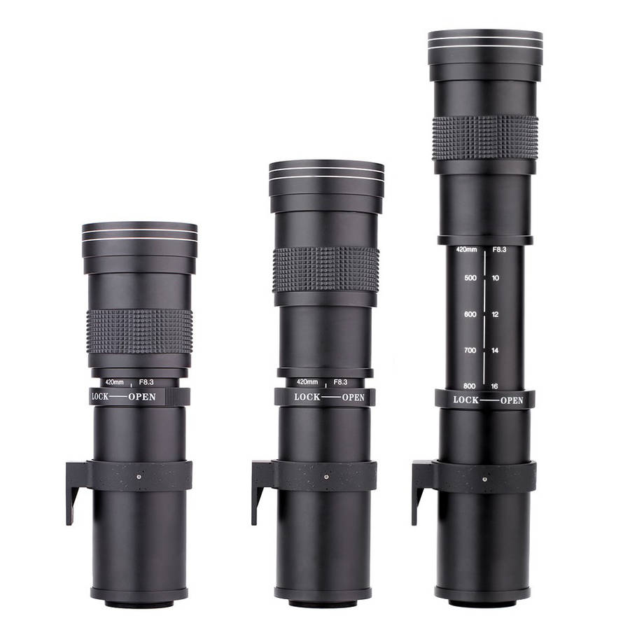 Lightdow 420-800mm f/8.3-16 Super Telephoto Lens
