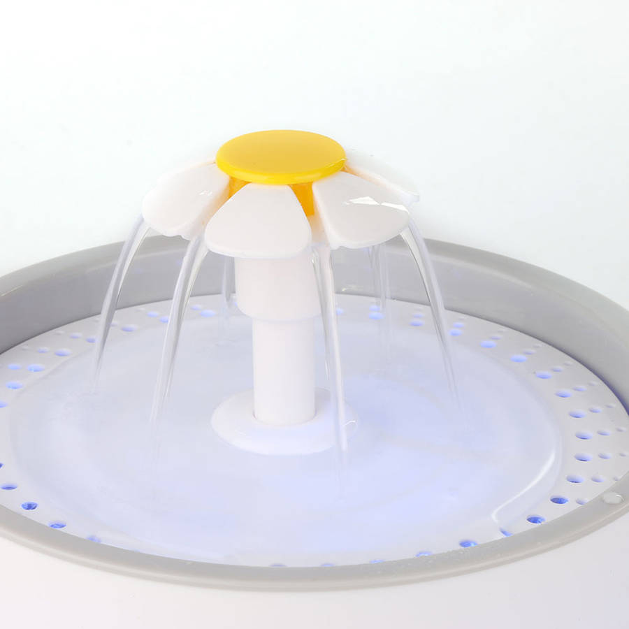2.4L LED Automatic Electric Pet Water Fountain Electric Filter Mute Wate