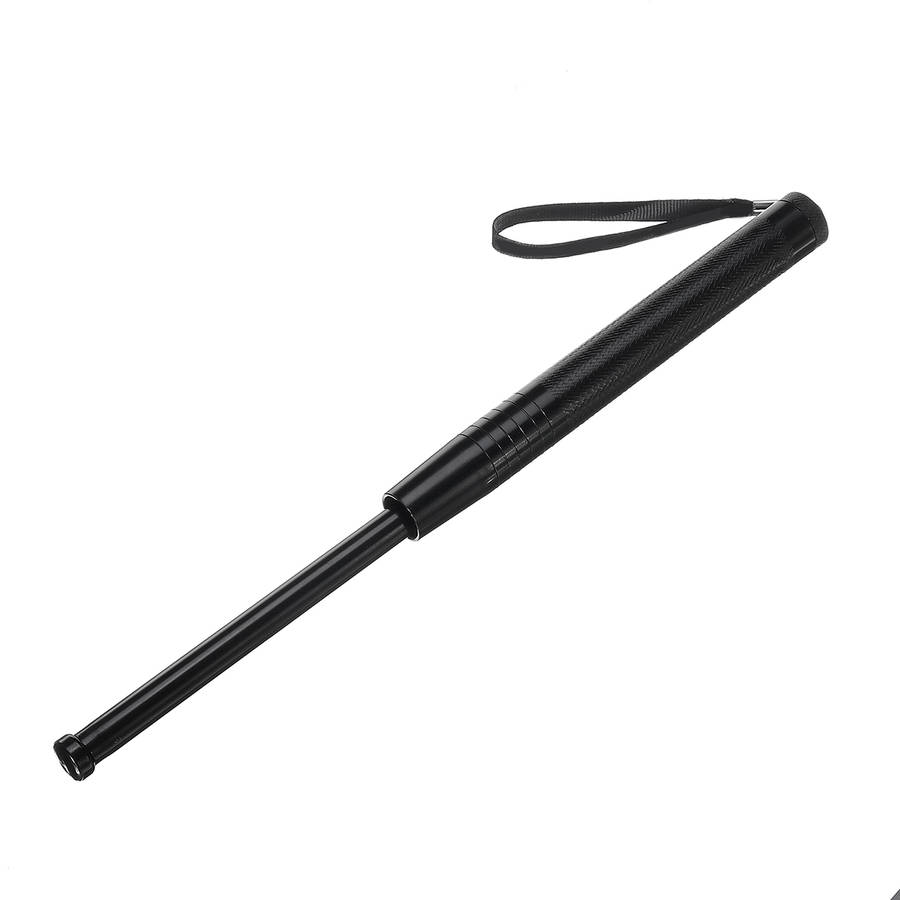 Telescopic Steel Stick Rod Safe Walking Security Emergency Portable 3 Sections Rod (Color Silver)