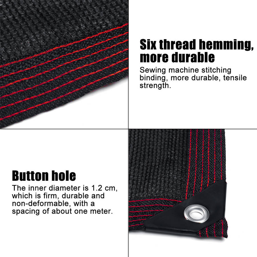 Patio Sun Shade Sail Sun Folding 90% UV Block Screen Awning Canopy Playground Outdoor Garden Patio Sunscreen