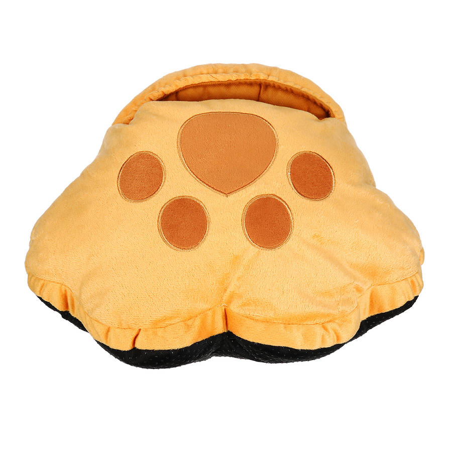 Cartoon Plush Cat Claw Warm Foot Super Soft Hand Warmers Removable Washable USB Electric Heating Home Soft Cute Shoes