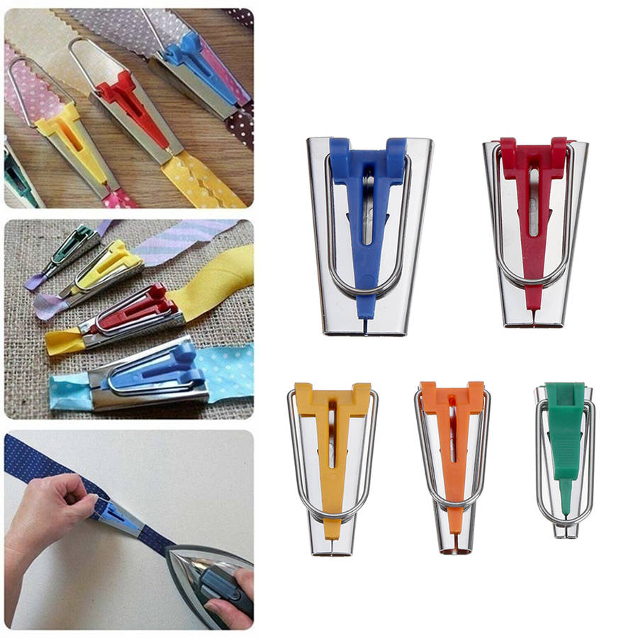Tape Maker Bias Binder Foot Awl Ball Pin Set Binding Quilting Sewing Replacement