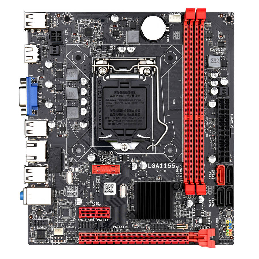 szmz b75m m-atx gaming motherboard ddr3 support intel core i3 i5 i7 celeron pentium lga 1155 processor