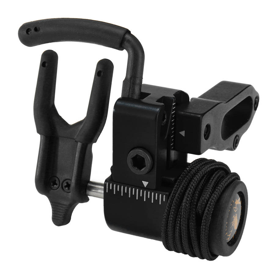 Archery Target Compound Bow Arrow Drop Away Arrow Rest Holder With Cord Lock Adjustable Right Hand C