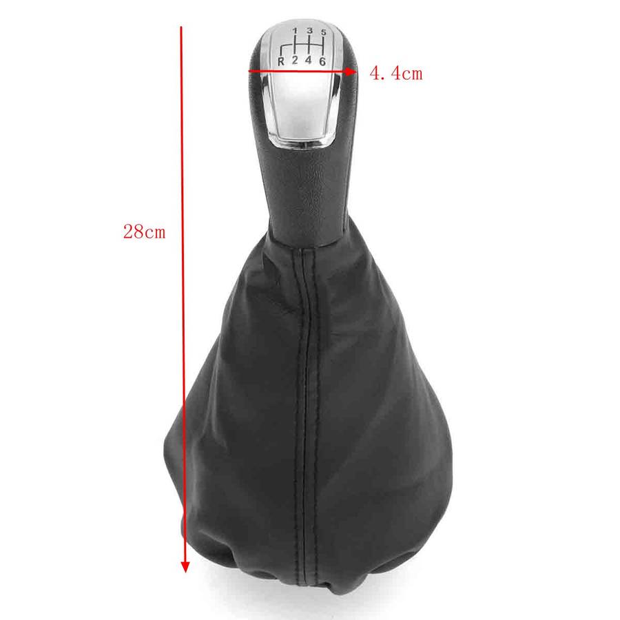 6 Speed Gear Stick Shift Knob Gaiter Boot Cover For Mercedes C-Class W203