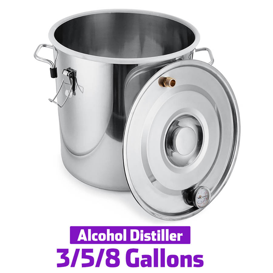 3GAL/5GAL/8GAL Water Distiller Alcohol Distiller Stainless Boiler Making Equipment Kit