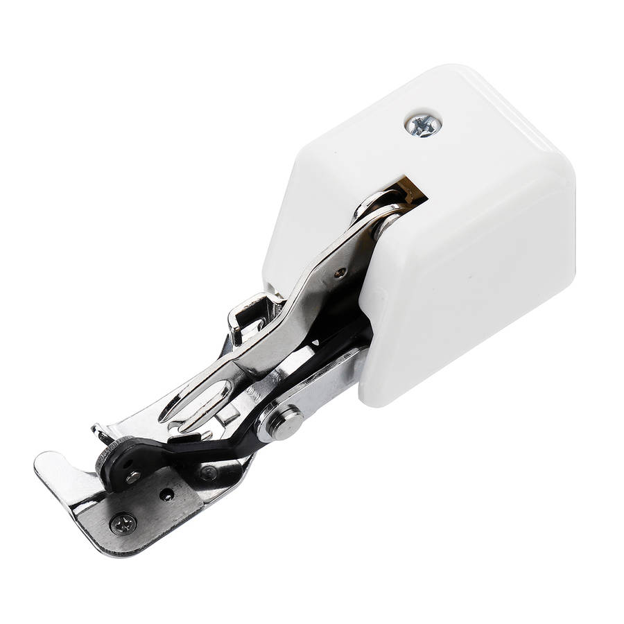 1 Side Cutter Zig Zag Sewing Machine Attachment Presser Foot Low Shank Cut & Hem Sharp...