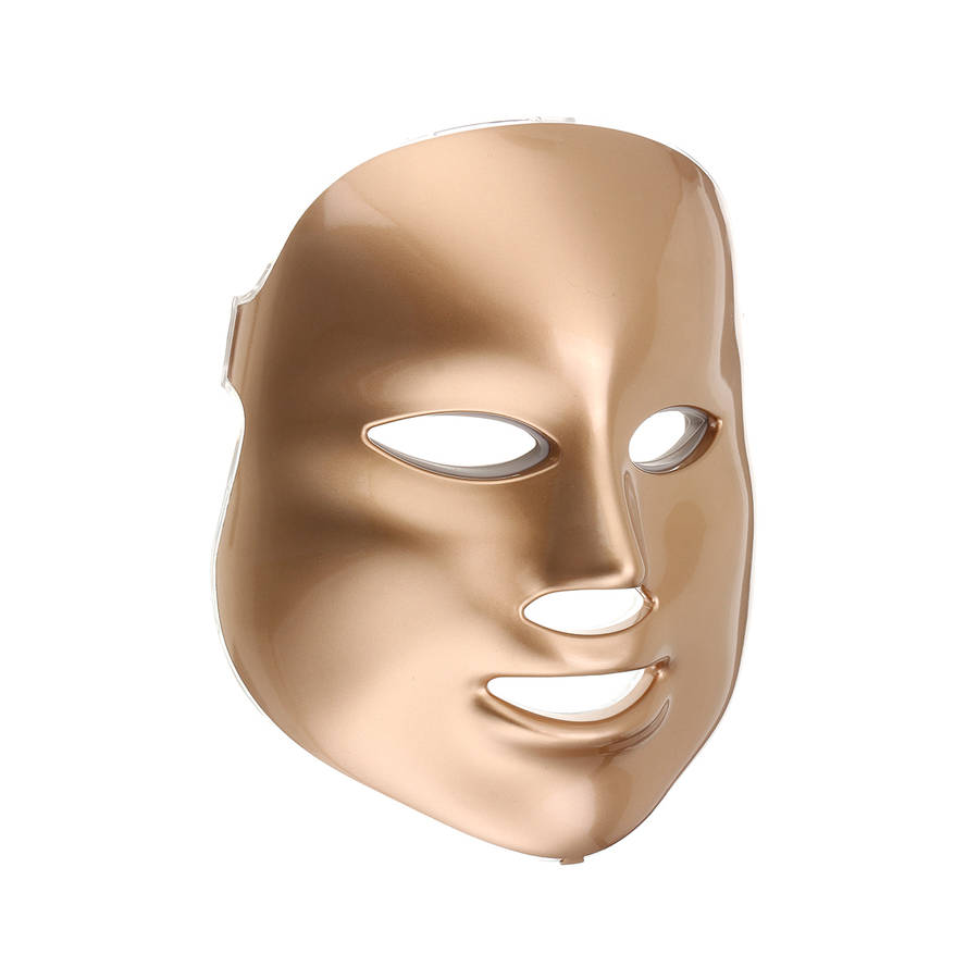 New 110-220V 7 Color Light Treatment LED Photon Gold Therapy Mask Wrinkle Remova