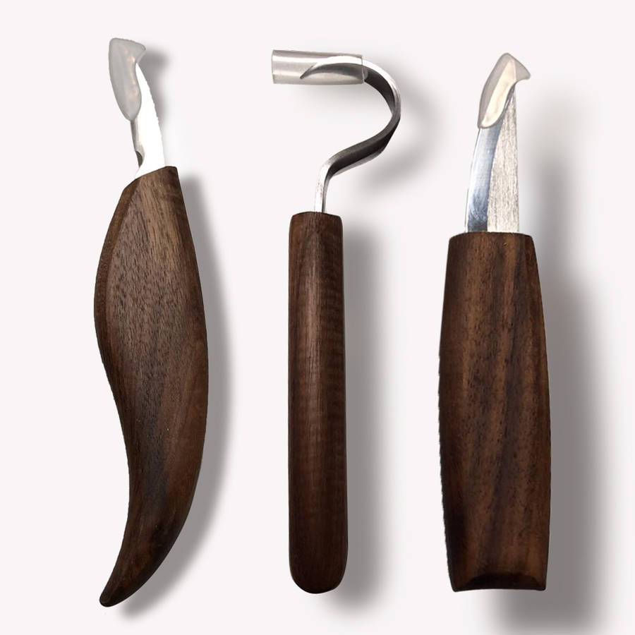 5pcs Wood Carving Knife Chisel Woodworking Whittling Cutter Chip Craft Hand Tool (Size 5)