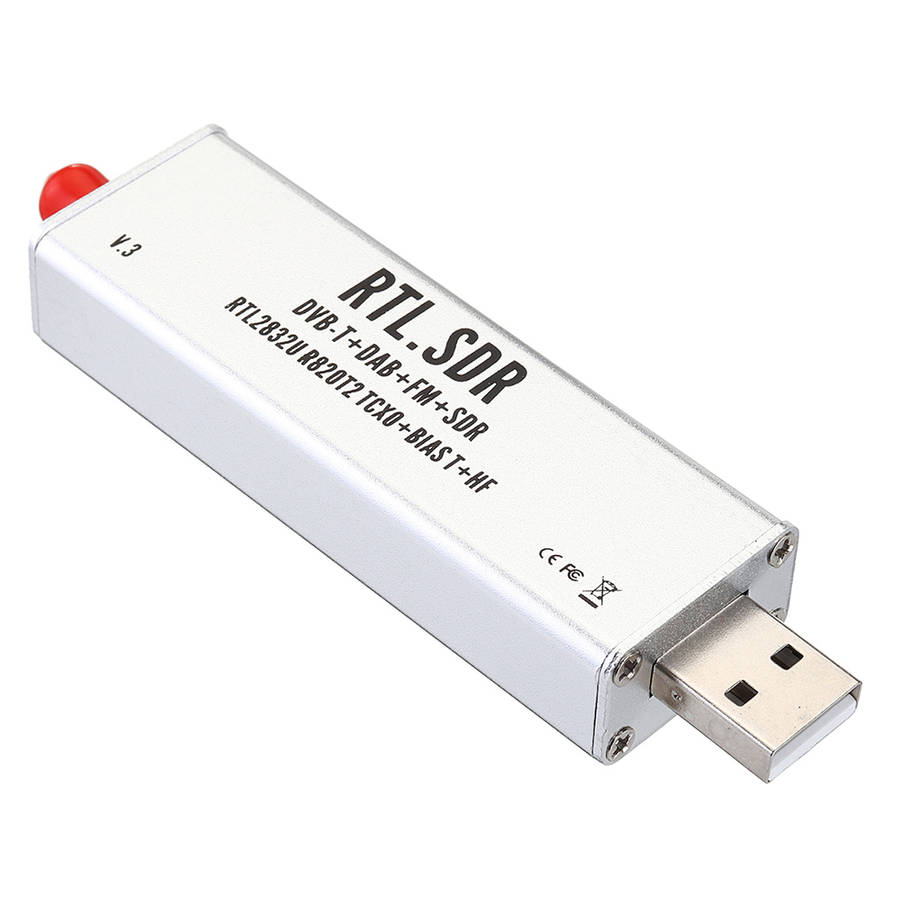 RTL-SDR Blog RTL SDR V3 R820T2 RTL2832U 1PPM TCXO SMA RTLSDR Software Defined Radio Receiver with...