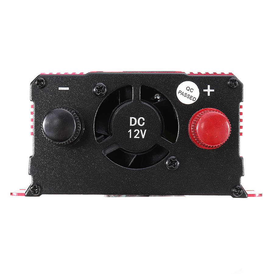 XUYUAN 4000W Solar Power Inverter DC 12/24V to AC 110/220V Modified Sine Wave Converter with LCD Screen for Car Home