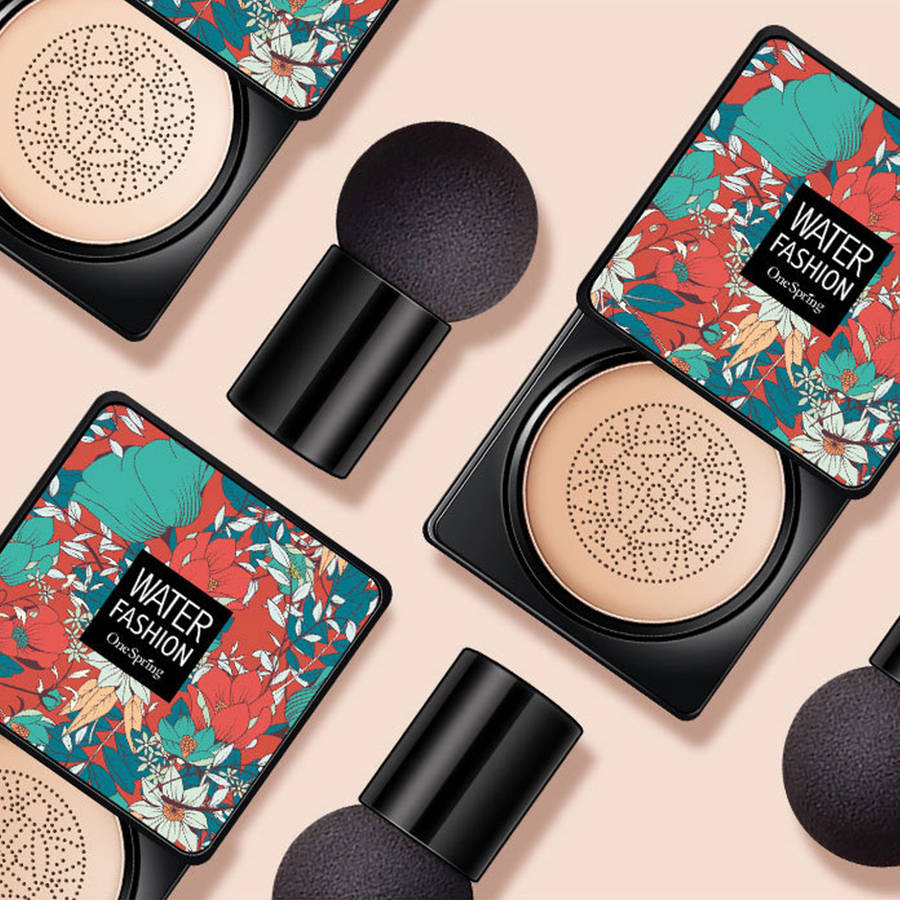 Mushroom Head Air Cushion BB Cream Korean Makeup Moisturizing Oil Control Concealer Waterproof Natur