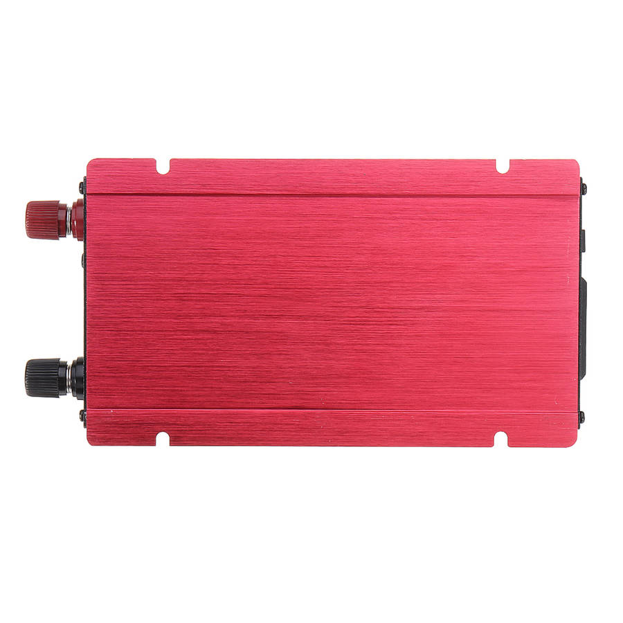 XUYUAN 4000W Solar Power Inverter DC 12/24V to AC 110/220V Modified Sine Wave Converter with LCD Screen for Car Home