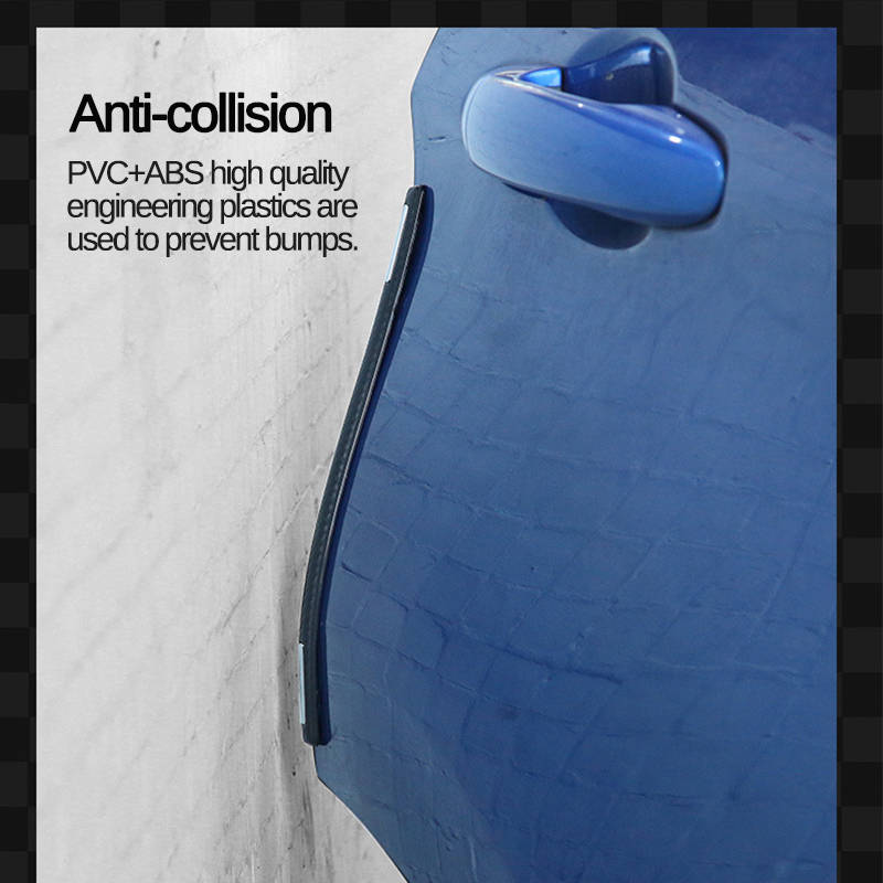 4pcs Car Anti Collision Side Door Edge Rubber Bumper Protector Sticker Strip