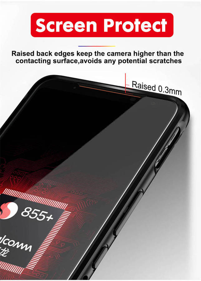 Bakeey Shockproof Soft Silicone Protective Case For ASUS ROG Phone 2