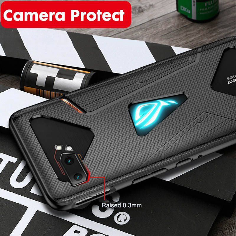 Bakeey Shockproof Soft Silicone Protective Case For ASUS ROG Phone 2