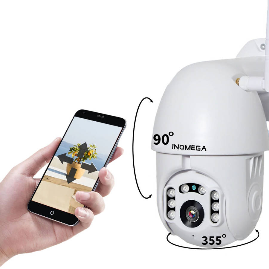 New [2019 NEW] INQMEGA PTZ381 HD 1080P PTZ 360  Panoranic Waterproof IP Camera I