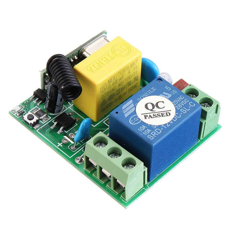 AC220V 1CH Channel Wireless Remote Control Switch For Lamp Lighting Power Switch (frequency 315MHz)