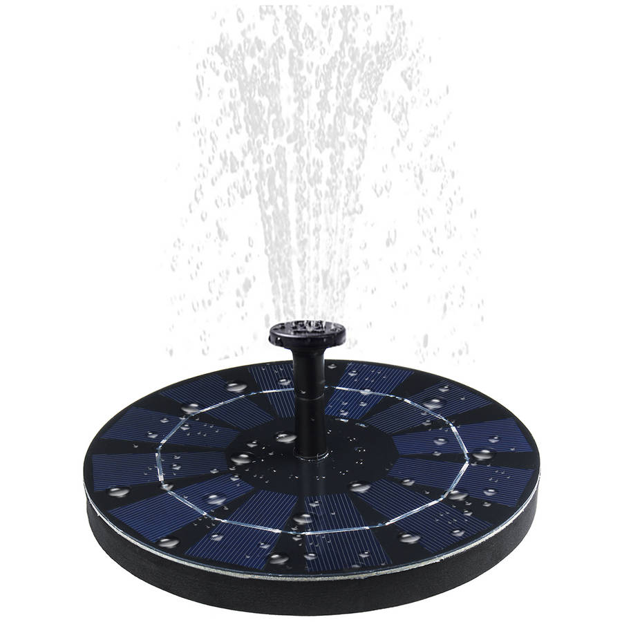 1.4W Solar Power Water Pump Floating Pool Pond Garden Fountain Bird Feeder