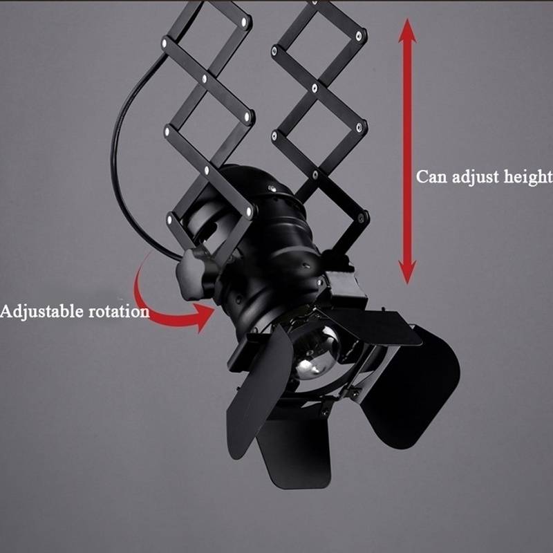 Retro Track Light Industrial LED Ceiling Light E27 Bulb Indoor LED Lamp Coffee Shop Clothing Store Bar Art Exhibition Studio