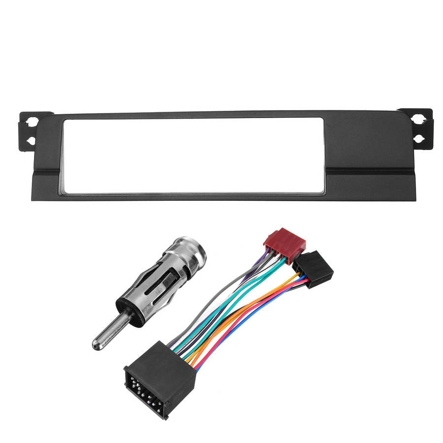Car Single DIN CD Radio Stereo Facia Adaptor Plate Panel Fitting Kit For BMW