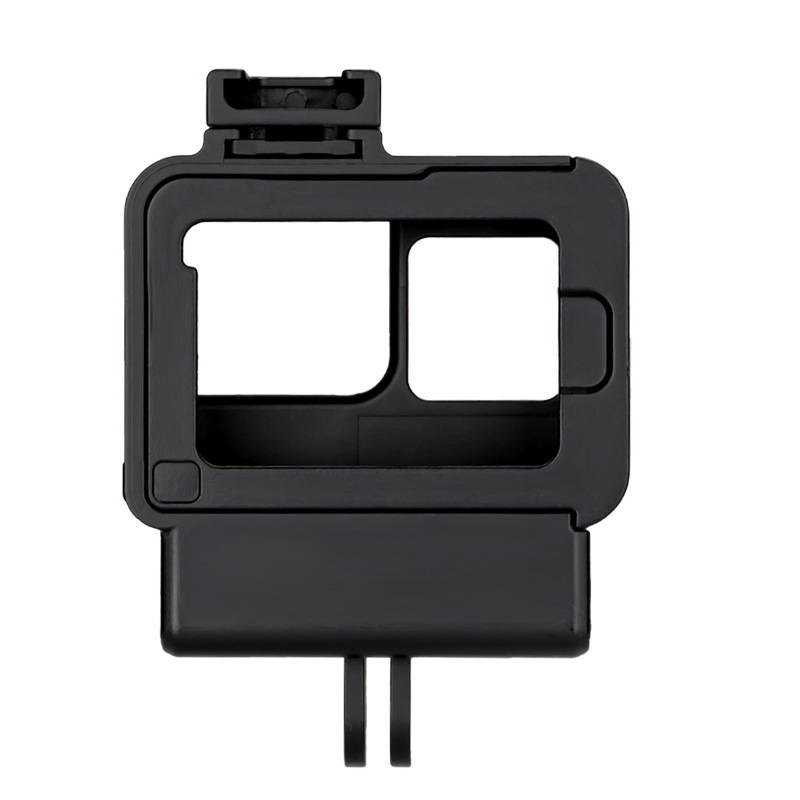 TELESIN GP-FMS-008 Protective Shell Case with Cold Shoe Mount for GoPro Hero 7 6 5 Black Action Spor