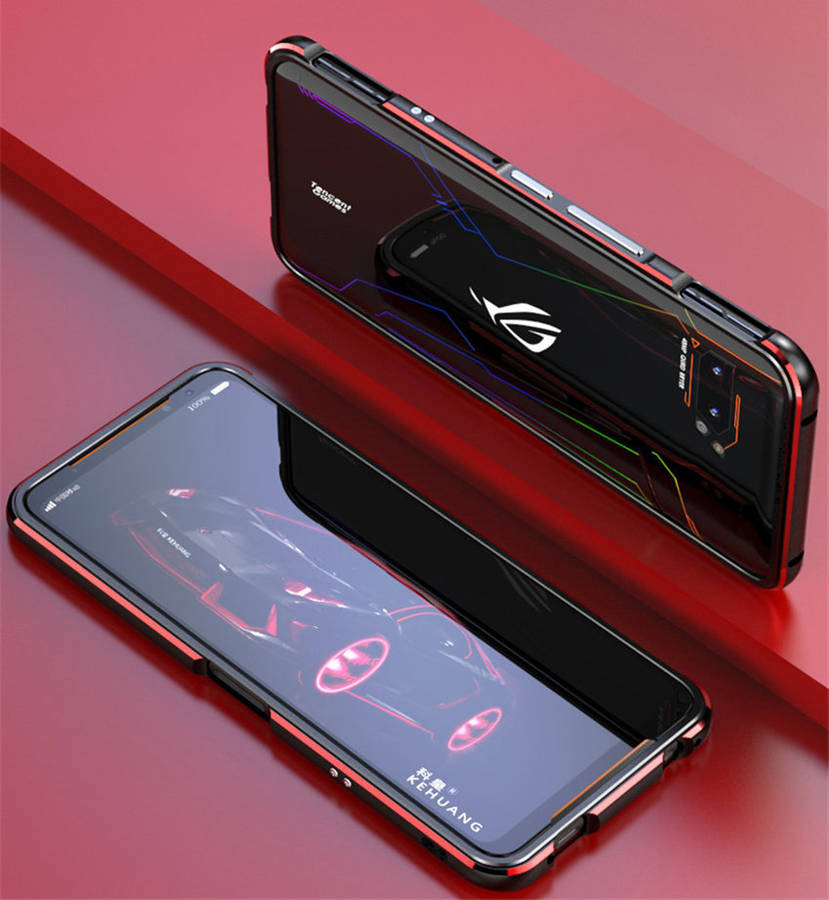 Bakeey Luxury Bumper Shockproof Aluminum Metal Frame Protective Case for ASUS ROG Phone 2