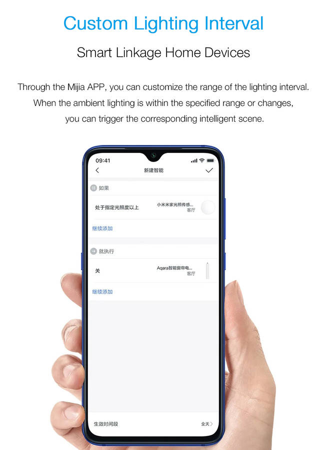 Xiaomi Mijia 0~83000 lux Zigbee 3.0 Smart Home Light Sensor Monitor Alarm Work with Xiaomi Multimode ZigBee 3.0 Gateway