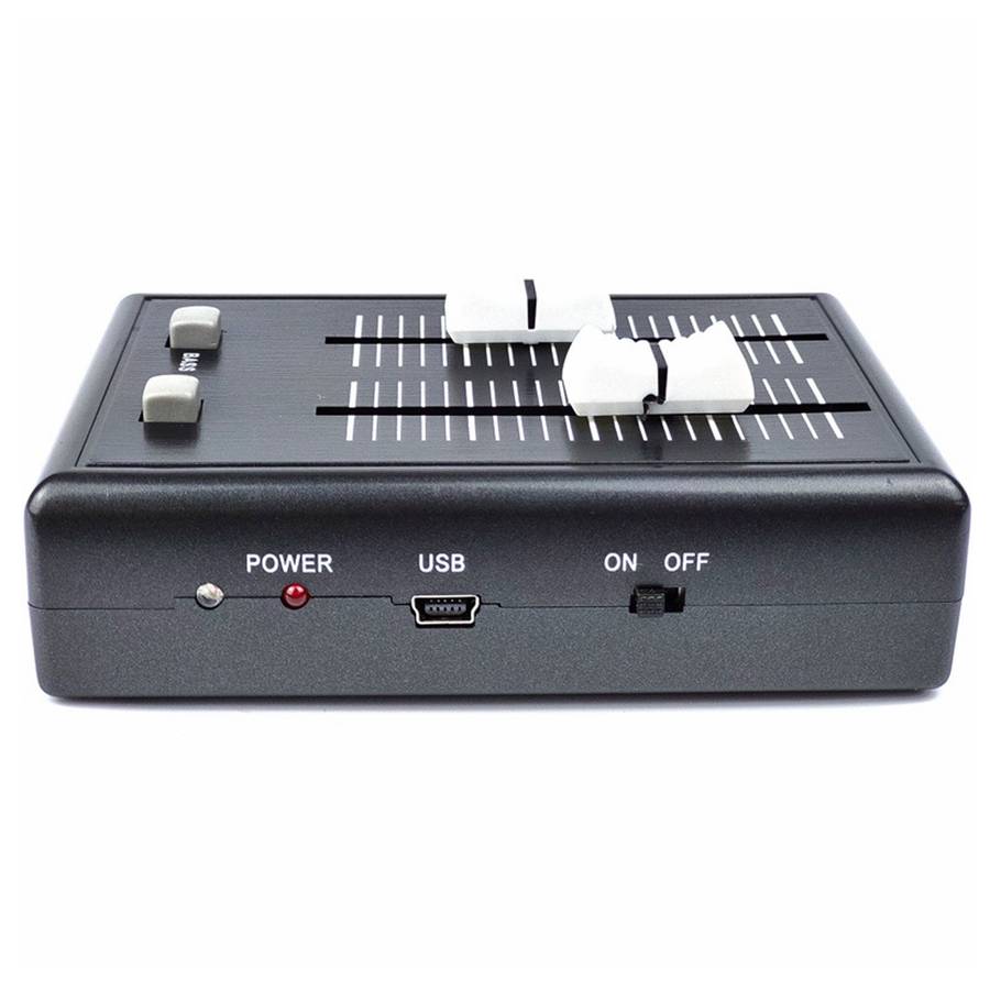 COKYIS K1000 Audio Sound Mixer Mini Pocket Mixer Mini Mobile Phone Mixer (Color&Plug White&US Plug)