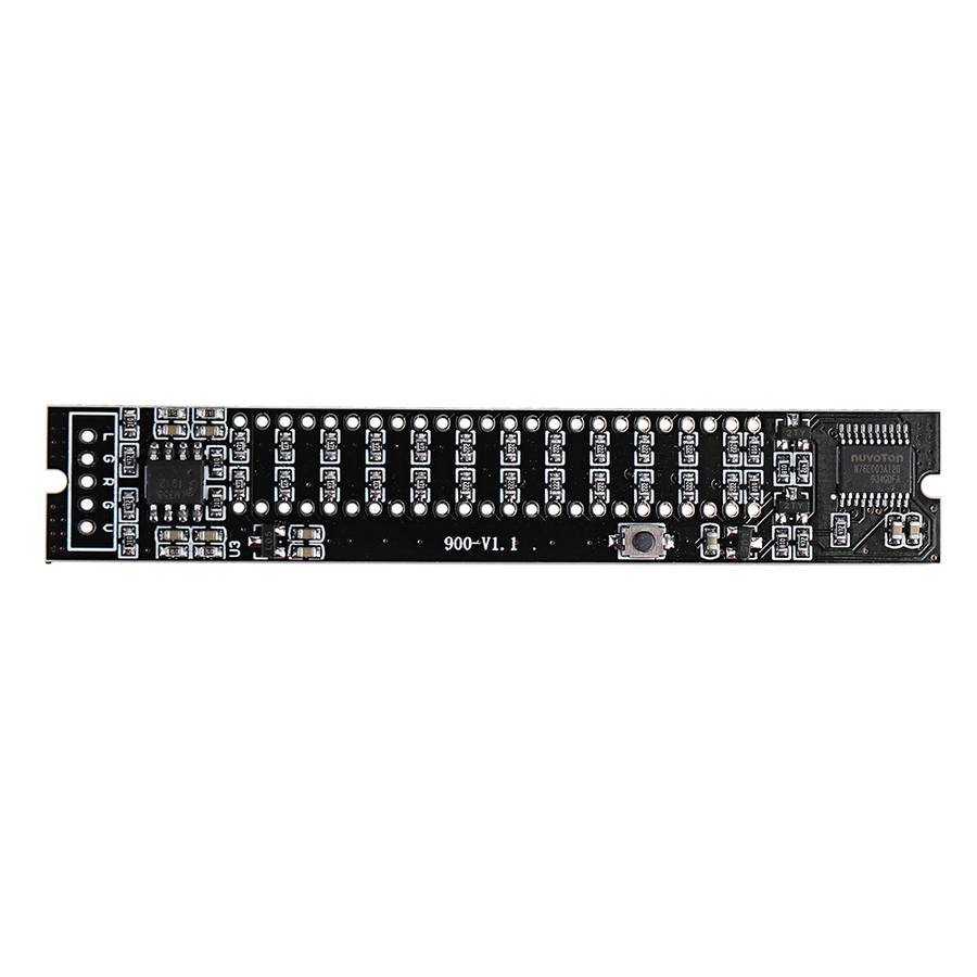 Mini Dual 12 Level Indicator VU Meter Stereo Amplifier Board Adjustable Light Speed Board With AGC M