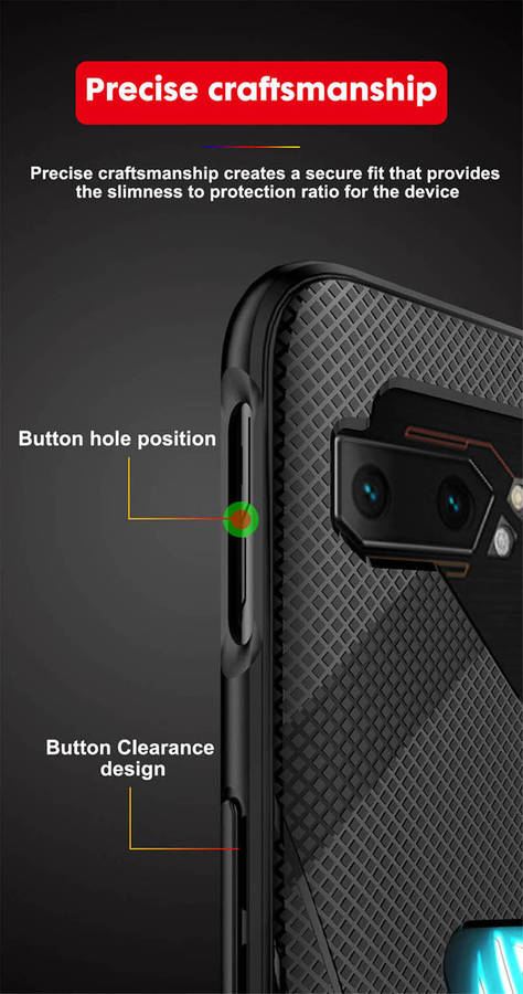 Bakeey Shockproof Soft Silicone Protective Case For ASUS ROG Phone 2