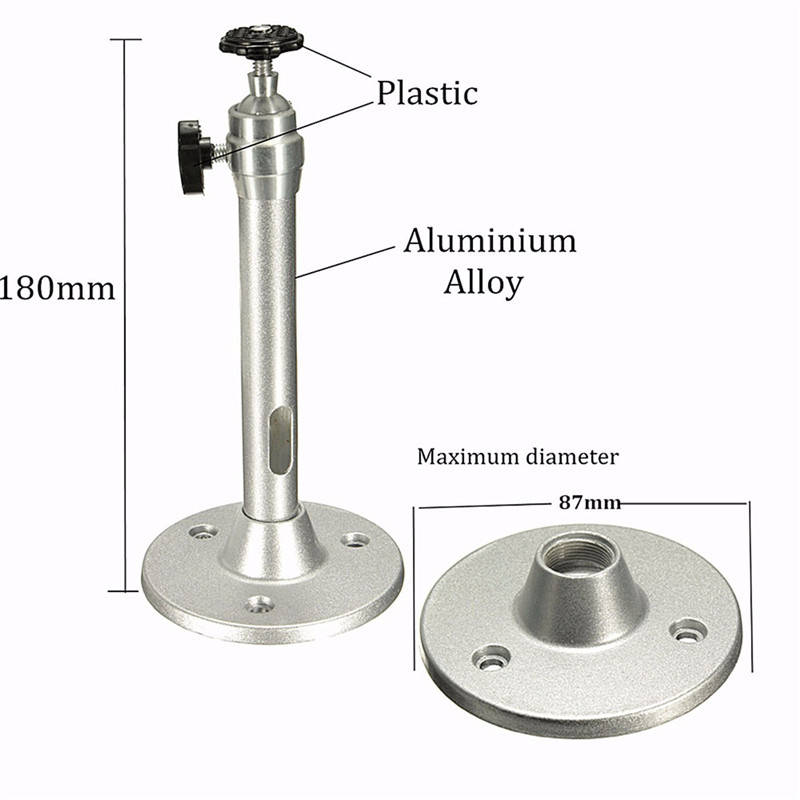 Arrival Wall Ceiling LCD DLP Mini Projector Bracket 360 Degree Swivel Mount Holder Sliver