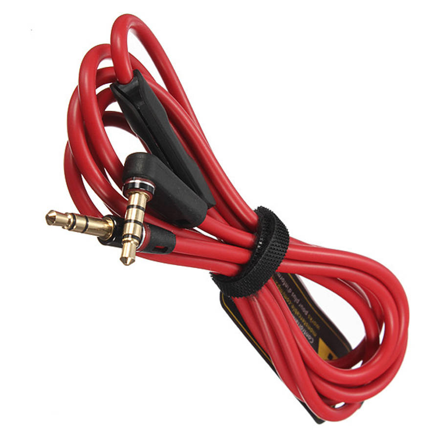 3.5mm L Jack Audio Cable Wire Replacement For Beats Solo And Others