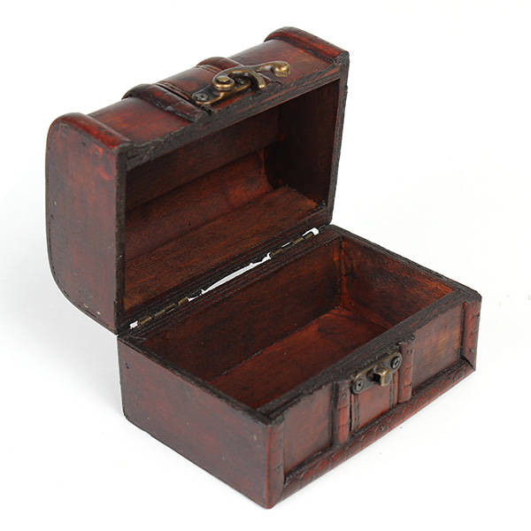 Vintage Wooden Jewelry Box