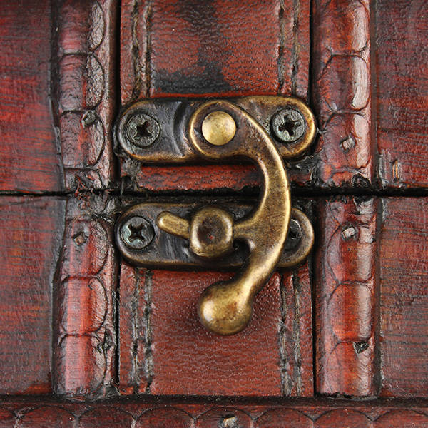 Antique Wooden Jewelry Case