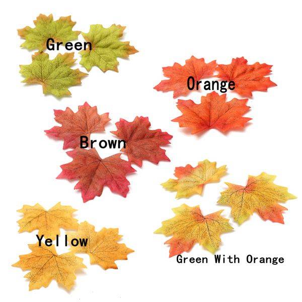 artificial maple leaves