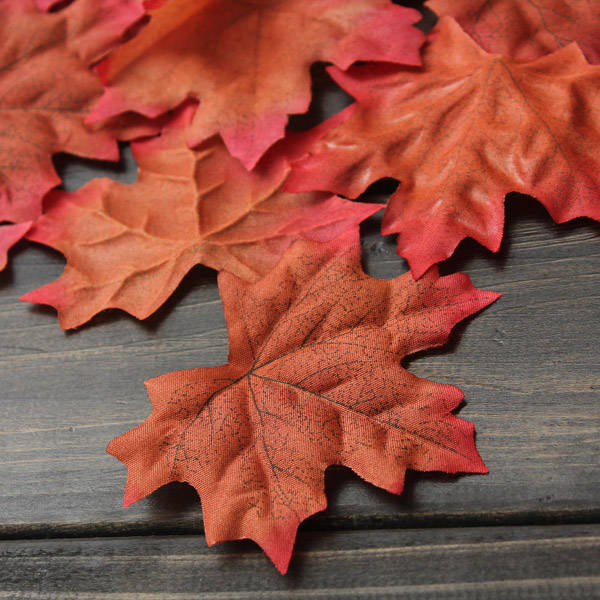 artificial maple leaves