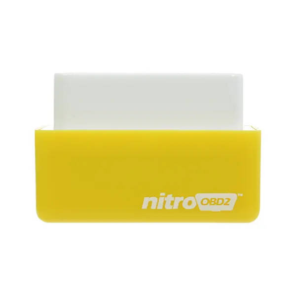 Nitro OBD2 Benzine Yellow Economy Chip Tuning Box Power Fuel Optimization Device