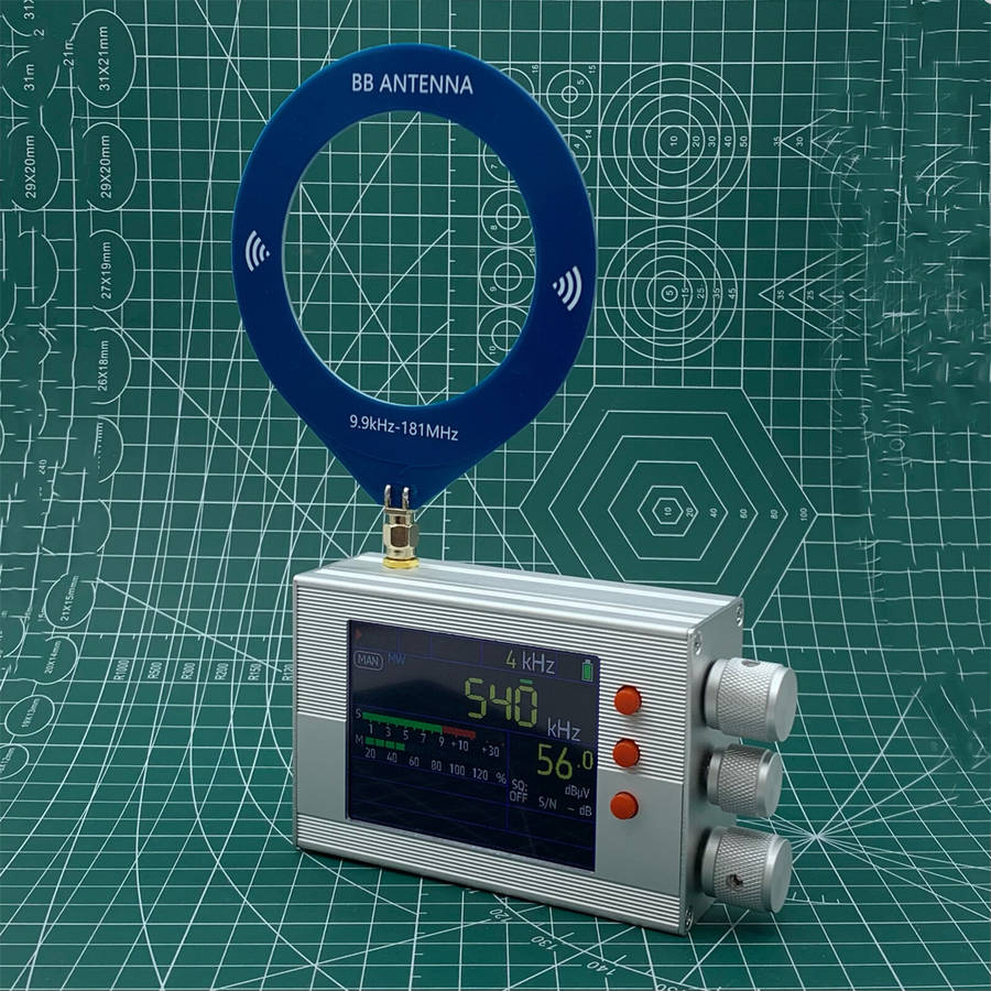 TEF6686 - TEF6686 Full Band FM/AM/Short Wave HF/LW Radio Receiver with Aluminum Housing Circular BB